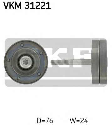 Rola ghidare/conducere, curea transmisie VKM 31221 SKF - Transmisie - kit accesorii Rola ghidare/conducere, curea transmisie VKM 31221 SKF - Transmisie - kit accesorii