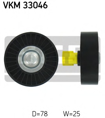 Rola ghidare/conducere, curea transmisie VKM 33046 SKF - Transmisie - kit accesorii Rola ghidare/conducere, curea transmisie VKM 33046 SKF - Transmisie - kit accesorii