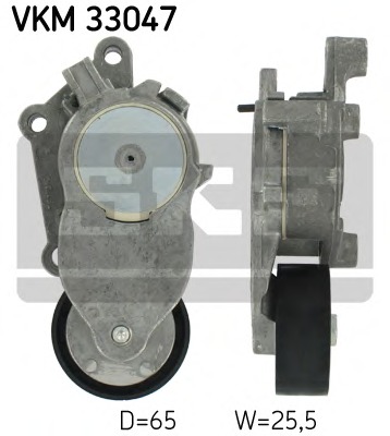 rola intinzator,curea transmisie VKM 33047 SKF - Transmisie - kit accesorii rola intinzator,curea transmisie VKM 33047 SKF - Transmisie - kit accesorii
