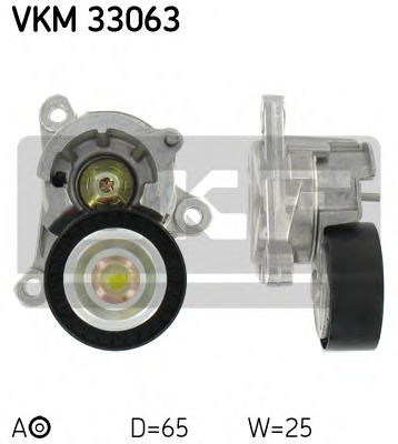 rola intinzator,curea transmisie VKM 33063 SKF - Transmisie - kit accesorii rola intinzator,curea transmisie VKM 33063 SKF - Transmisie - kit accesorii