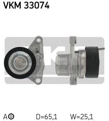 rola intinzator,curea transmisie VKM 33074 SKF - Transmisie - kit accesorii rola intinzator,curea transmisie VKM 33074 SKF - Transmisie - kit accesorii