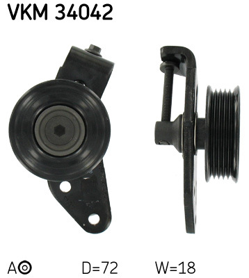 rola intinzator,curea transmisie VKM 34042 SKF - Rola intinzatoare rola intinzator,curea transmisie VKM 34042 SKF - Rola intinzatoare