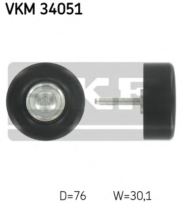 Rola ghidare/conducere, curea transmisie VKM 34051 SKF - Transmisie - kit accesorii Rola ghidare/conducere, curea transmisie VKM 34051 SKF - Transmisie - kit accesorii