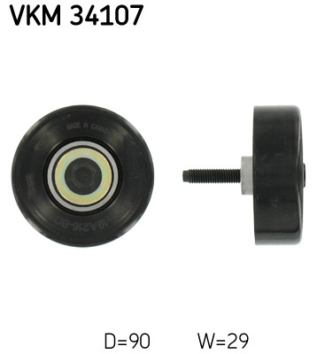 Rola ghidare/conducere, curea transmisie VKM 34107 SKF - Transmisie - kit accesorii
