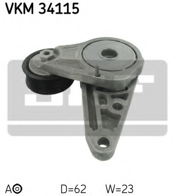 rola intinzator,curea transmisie VKM 34115 SKF - Transmisie - kit accesorii rola intinzator,curea transmisie VKM 34115 SKF - Transmisie - kit accesorii