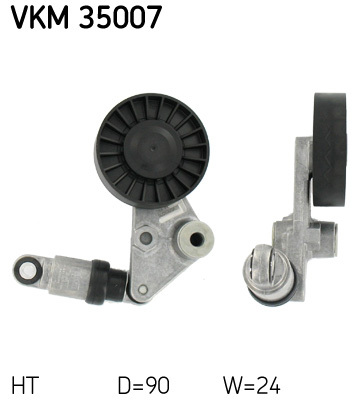 rola intinzator,curea transmisie VKM 35007 SKF - Transmisie - kit accesorii rola intinzator,curea transmisie VKM 35007 SKF - Transmisie - kit accesorii