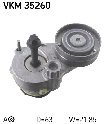 rola intinzator,curea transmisie VKM 35260 SKF - Transmisie - kit accesorii rola intinzator,curea transmisie VKM 35260 SKF - Transmisie - kit accesorii