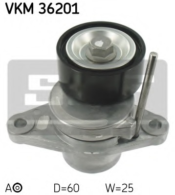 rola intinzator,curea transmisie VKM 36201 SKF - Transmisie - kit accesorii rola intinzator,curea transmisie VKM 36201 SKF - Transmisie - kit accesorii