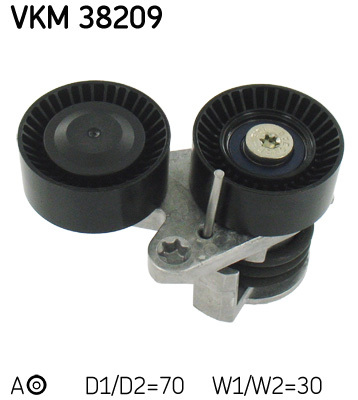 rola intinzator,curea transmisie VKM 38209 SKF - Transmisie - kit accesorii rola intinzator,curea transmisie VKM 38209 SKF - Transmisie - kit accesorii