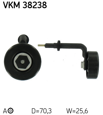 rola intinzator,curea transmisie VKM 38238 SKF - Transmisie - kit accesorii rola intinzator,curea transmisie VKM 38238 SKF - Transmisie - kit accesorii