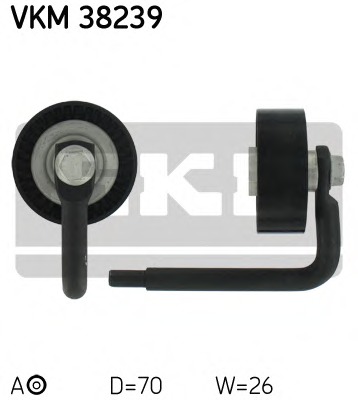 rola intinzator,curea transmisie VKM 38239 SKF - Transmisie - kit accesorii rola intinzator,curea transmisie VKM 38239 SKF - Transmisie - kit accesorii