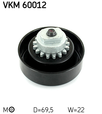 rola intinzator,curea transmisie VKM 60012 SKF - Transmisie - kit accesorii rola intinzator,curea transmisie VKM 60012 SKF - Transmisie - kit accesorii