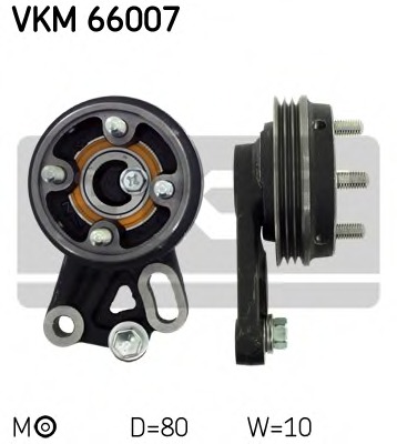 Rola ghidare/conducere, curea transmisie VKM 66007 SKF - Transmisie - kit accesorii Rola ghidare/conducere, curea transmisie VKM 66007 SKF - Transmisie - kit accesorii