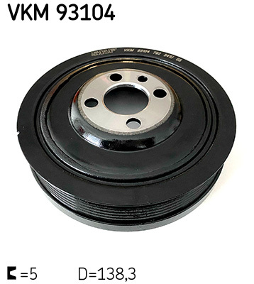Fulie curea, arbore cotit VKM 93104 SKF - Fulie curea Fulie curea, arbore cotit VKM 93104 SKF - Fulie curea