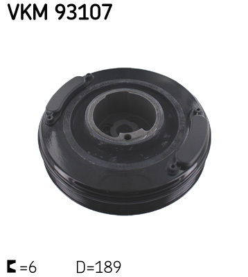 Fulie curea, arbore cotit VKM 93107 SKF - Fulie curea Fulie curea, arbore cotit VKM 93107 SKF - Fulie curea