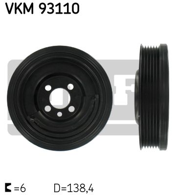 Fulie curea, arbore cotit VKM 93110 SKF - Fulie curea Fulie curea, arbore cotit VKM 93110 SKF - Fulie curea