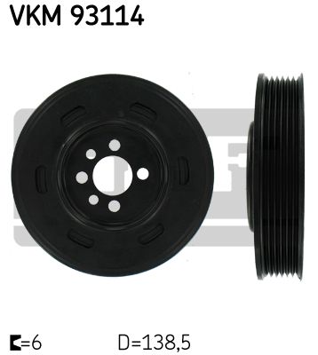 Fulie curea, arbore cotit VKM 93114 SKF - Fulie curea Fulie curea, arbore cotit VKM 93114 SKF - Fulie curea
