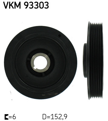 Fulie curea, arbore cotit VKM 93303 SKF - Fulie curea Fulie curea, arbore cotit VKM 93303 SKF - Fulie curea