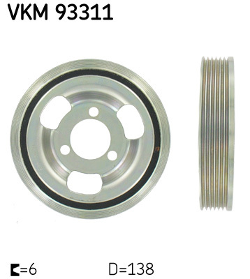 Fulie curea, arbore cotit VKM 93311 SKF - Fulie curea Fulie curea, arbore cotit VKM 93311 SKF - Fulie curea