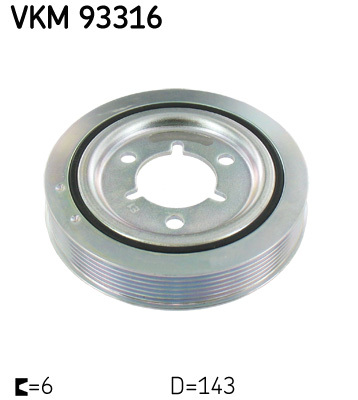 Fulie curea, arbore cotit VKM 93316 SKF - Fulie curea Fulie curea, arbore cotit VKM 93316 SKF - Fulie curea