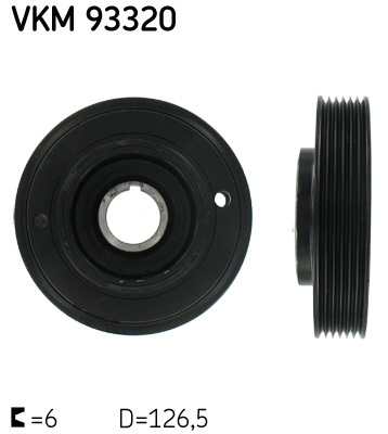 Fulie curea, arbore cotit VKM 93320 SKF - Fulie curea Fulie curea, arbore cotit VKM 93320 SKF - Fulie curea