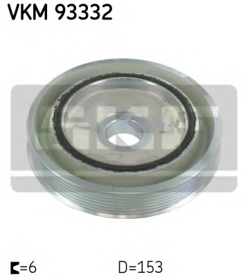 Fulie curea, arbore cotit VKM 93332 SKF - Fulie curea