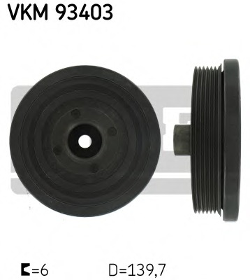 Fulie curea, arbore cotit VKM 93403 SKF - Fulie curea Fulie curea, arbore cotit VKM 93403 SKF - Fulie curea