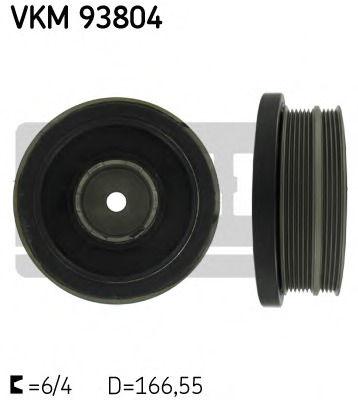 Fulie curea, arbore cotit VKM 93804 SKF - Fulie curea Fulie curea, arbore cotit VKM 93804 SKF - Fulie curea