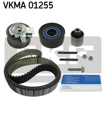 Set curea de distributie VKMA 01255 SKF - Kit distributie / curea distributie
