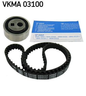 Set curea de distributie VKMA 03100 SKF - Kit distributie / curea distributie
