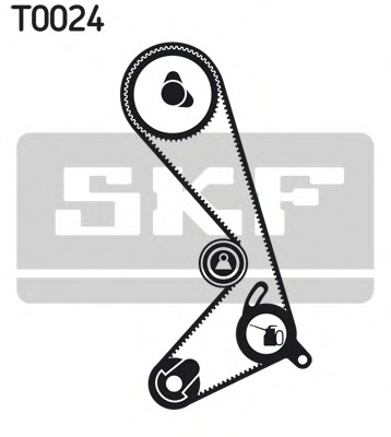 Set curea de distributie VKMA 06205 SKF - Kit distributie / curea distributie
