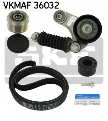 Set curea transmisie cu caneluri VKMAF 36032 SKF - Transmisie - kit accesorii Set curea transmisie cu caneluri VKMAF 36032 SKF - Transmisie - kit accesorii
