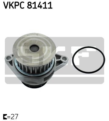 pompa apa VKPC 81411 SKF - Pompa apa/ garnitura