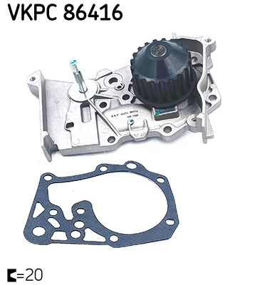pompa apa VKPC 86416 SKF - Pompa apa/ garnitura pompa apa VKPC 86416 SKF - Pompa apa/ garnitura