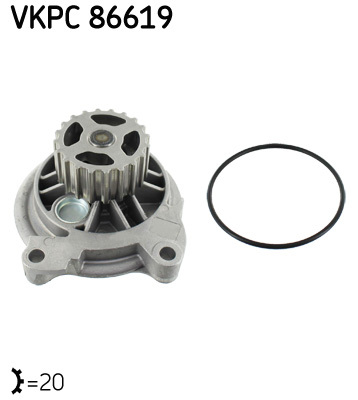 pompa apa VKPC 86619 SKF - Pompa apa/ garnitura