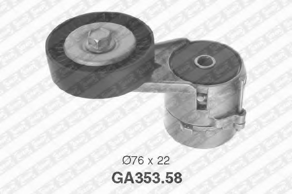rola intinzator,curea transmisie GA353.58 SNR - Transmisie - kit accesorii rola intinzator,curea transmisie GA353.58 SNR - Transmisie - kit accesorii
