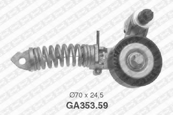 rola intinzator,curea transmisie GA353.59 SNR - Transmisie - kit accesorii rola intinzator,curea transmisie GA353.59 SNR - Transmisie - kit accesorii