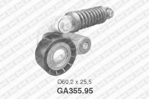 rola intinzator,curea transmisie GA355.95 SNR - Transmisie - kit accesorii rola intinzator,curea transmisie GA355.95 SNR - Transmisie - kit accesorii