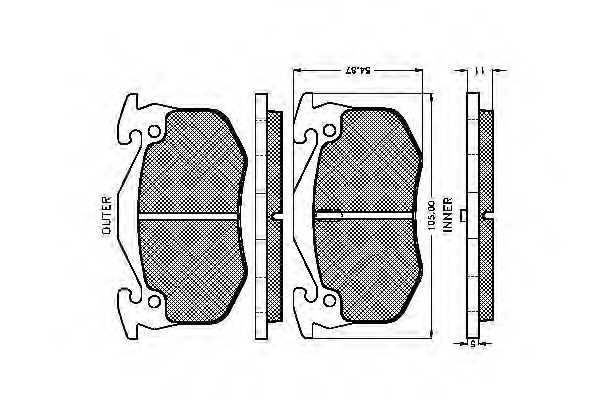 set placute frana,frana disc 30975 SPIDANN - Frana disc set placute frana,frana disc 30975 SPIDANN - Frana disc