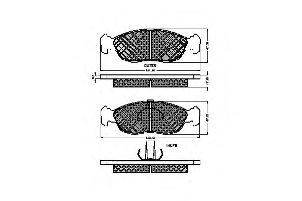 set placute frana,frana disc 32249 SPIDANN - Frana disc set placute frana,frana disc 32249 SPIDANN - Frana disc