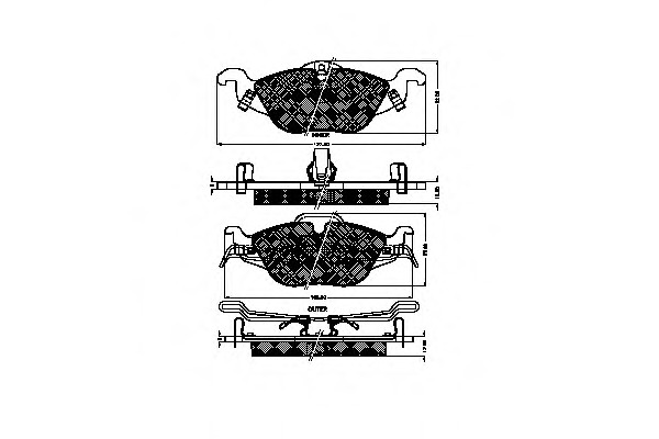 set placute frana,frana disc 32339 SPIDANN - Frana disc set placute frana,frana disc 32339 SPIDANN - Frana disc