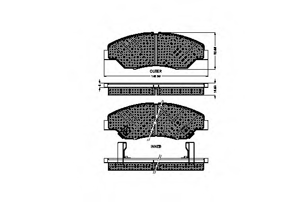 set placute frana,frana disc 32710 SPIDANN - Frana disc set placute frana,frana disc 32710 SPIDANN - Frana disc