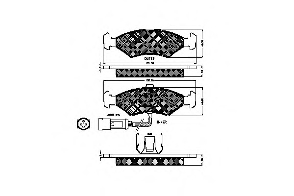 set placute frana,frana disc 32723 SPIDANN - Set placute frana set placute frana,frana disc 32723 SPIDANN - Set placute frana