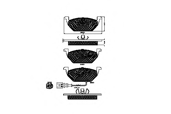 set placute frana,frana disc 32736 SPIDANN - Frana disc set placute frana,frana disc 32736 SPIDANN - Frana disc