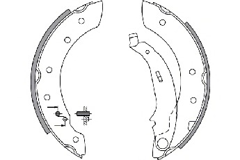 Set saboti frana 33537 SPIDANN - Material frictiune sabot frana/ sabot frana Set saboti frana 33537 SPIDANN - Material frictiune sabot frana/ sabot frana