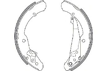 Set saboti frana 33640 SPIDANN - Material frictiune sabot frana/ sabot frana Set saboti frana 33640 SPIDANN - Material frictiune sabot frana/ sabot frana