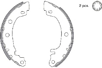 Set saboti frana 33643 SPIDANN - Material frictiune sabot frana/ sabot frana Set saboti frana 33643 SPIDANN - Material frictiune sabot frana/ sabot frana