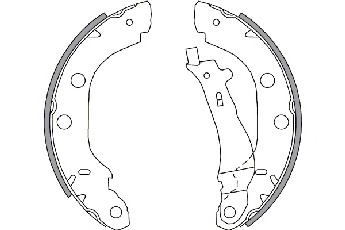 Set saboti frana 33651 SPIDANN - Material frictiune sabot frana/ sabot frana Set saboti frana 33651 SPIDANN - Material frictiune sabot frana/ sabot frana