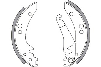 Set saboti frana 33656 SPIDANN - Material frictiune sabot frana/ sabot frana Set saboti frana 33656 SPIDANN - Material frictiune sabot frana/ sabot frana