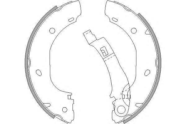 Set saboti frana 33904 SPIDANN - Material frictiune sabot frana/ sabot frana Set saboti frana 33904 SPIDANN - Material frictiune sabot frana/ sabot frana